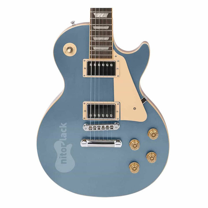Allparts LT-9662-000 - Nitorlack Metal Pelham Blue Finish Nitrocellulose 500ml Can