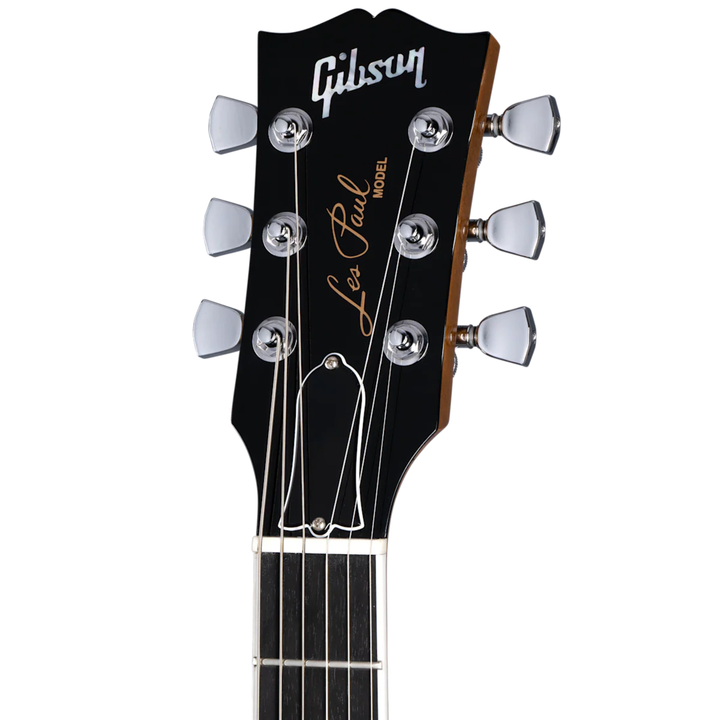 Gibson Les Paul Modern Figured. Ultra-Modern weight-relieved mahogany body with carved figured maple top. Asymmetrical SlimTaper mahogany neck. Compound radius ebony fretboard with 22 frets. Burstbucker Pro humbuckers with push/pull coil tap. Modern Contoured Heel for exceptional upper-fret access. Grover Rotomatic tuners. Includes hardshell case.