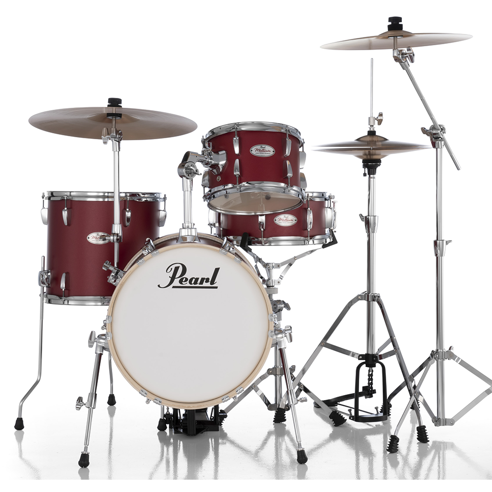 Pearl MDT564C Midtown 4-piece Kit w/ Hardware (no cymbals) - #747 Matte Red