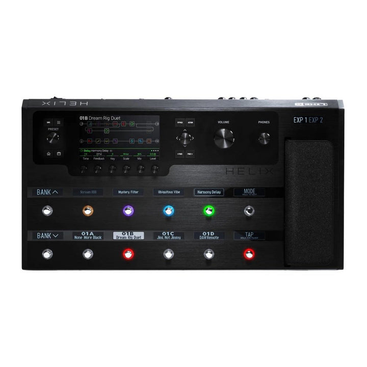 Line 6 Helix Amp and FX Pedal Board