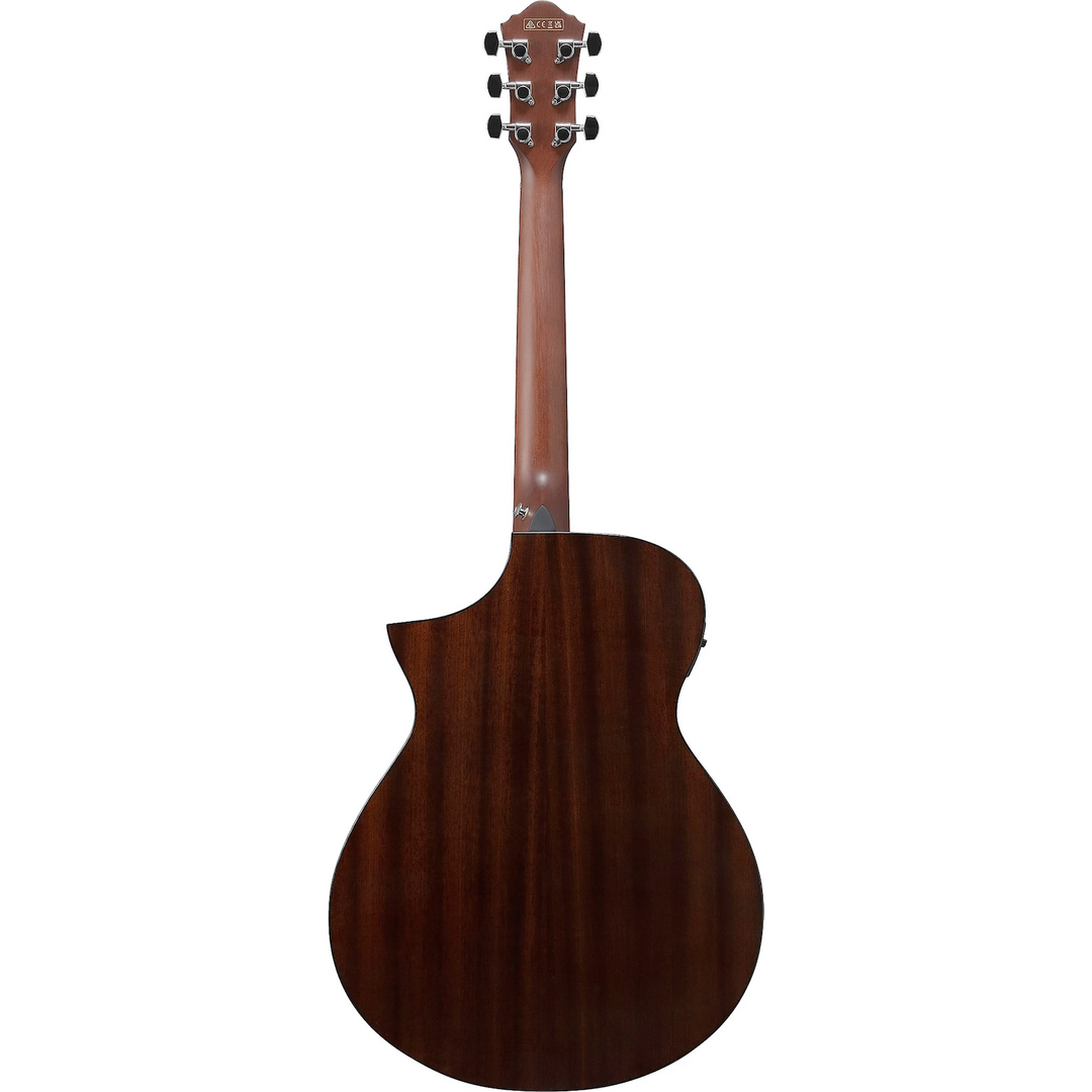 Ibanez AEWC16QATKH AEWC Acoustic-Electric Guitar Transparent Black Sunburst High Gloss