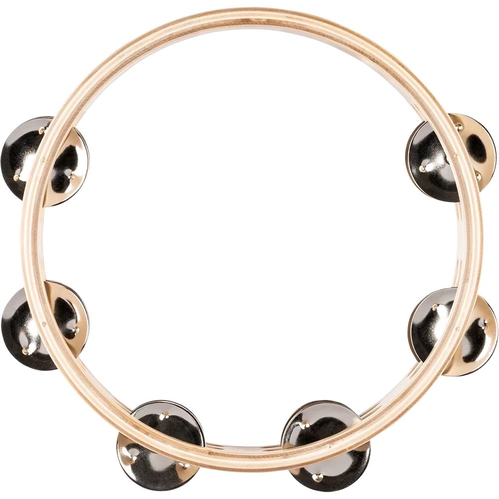 Nino Percussion Double Row Wood Tambourine - 8''
