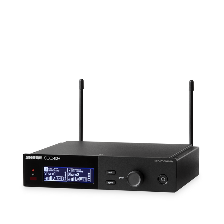 Shure SLXD4D+=-G57 Wireless Receiver Dual