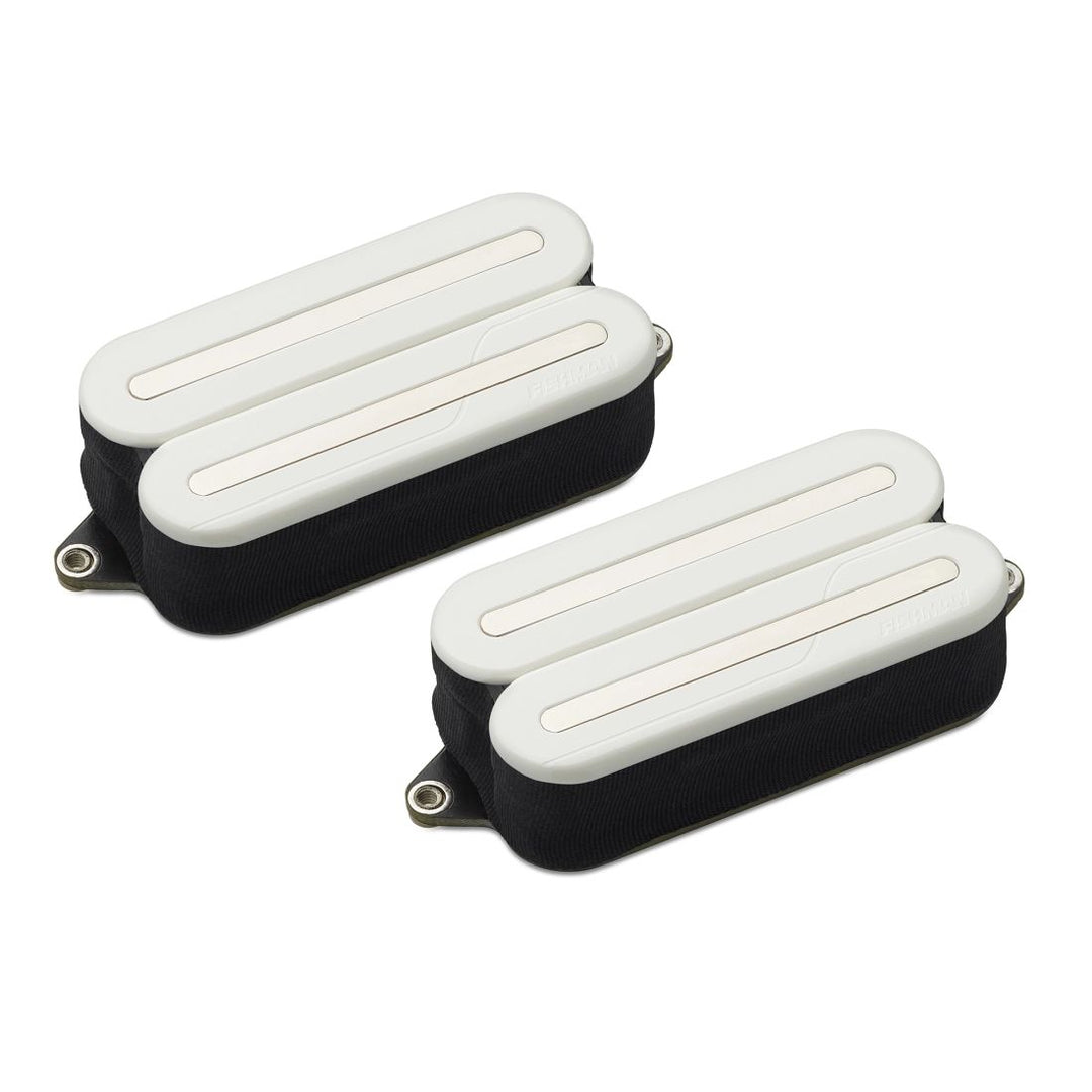 Fishman Fluence Open Core Modern Humbucker 6-String Pickup Set - White with Nickel Blades