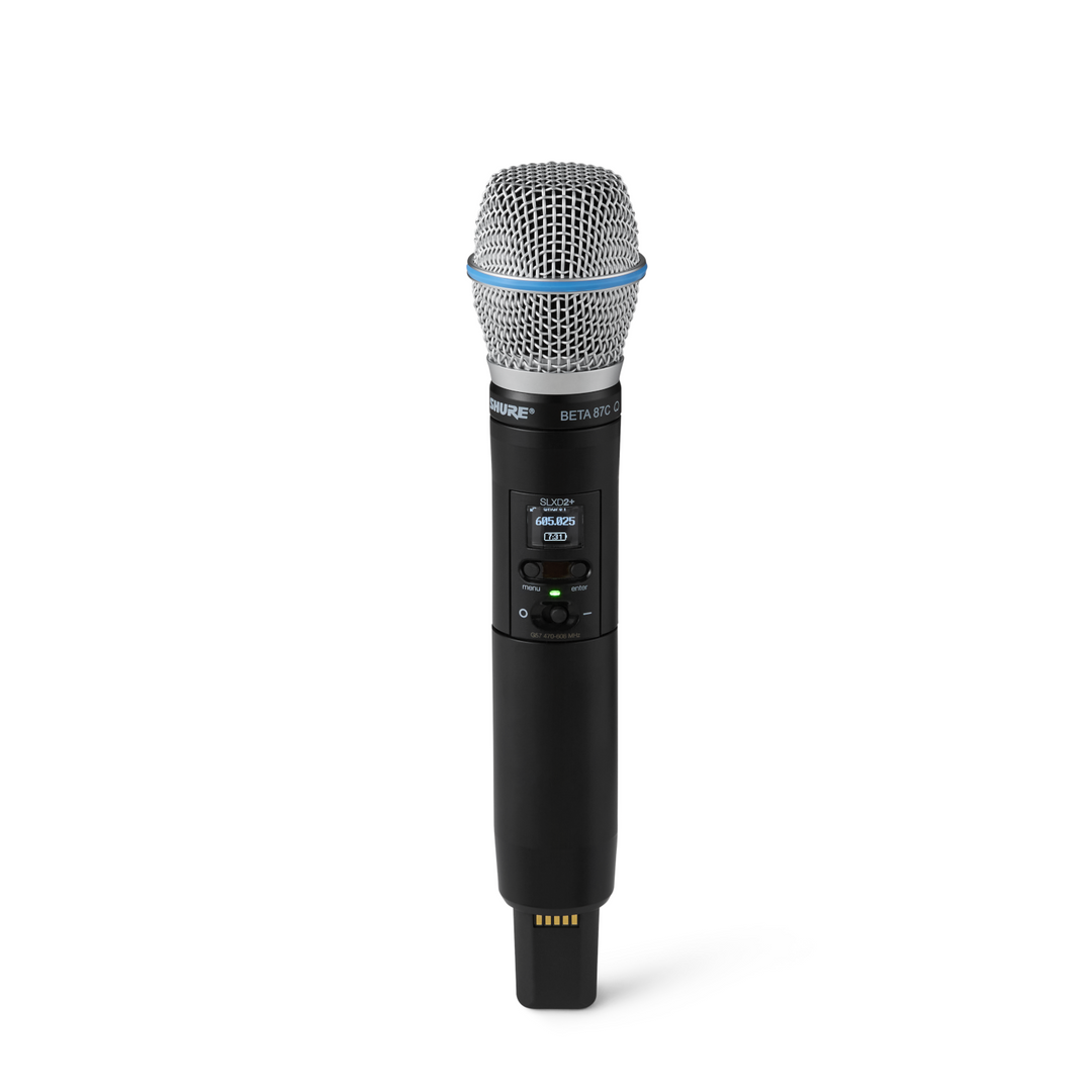 Shure SLXD2+/B87A=-G57 Handheld Transmitter Beta87A
