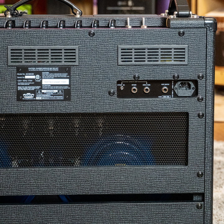 Vox AC30C2X 30-Watt Dual 12” Celestion Alnico Blue Guitar Combo Amp (Open Box)