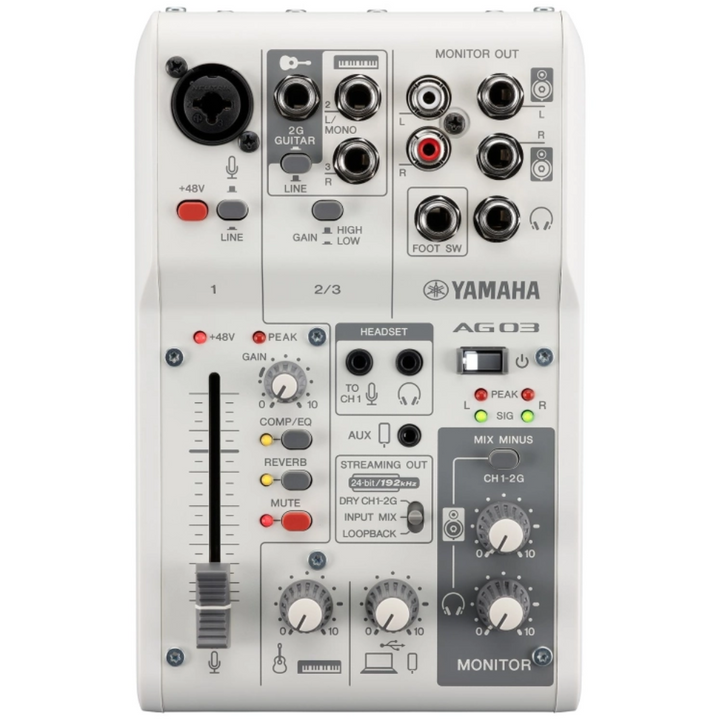 Yamaha AG03MK2 W Yamaha Mixing Console - White