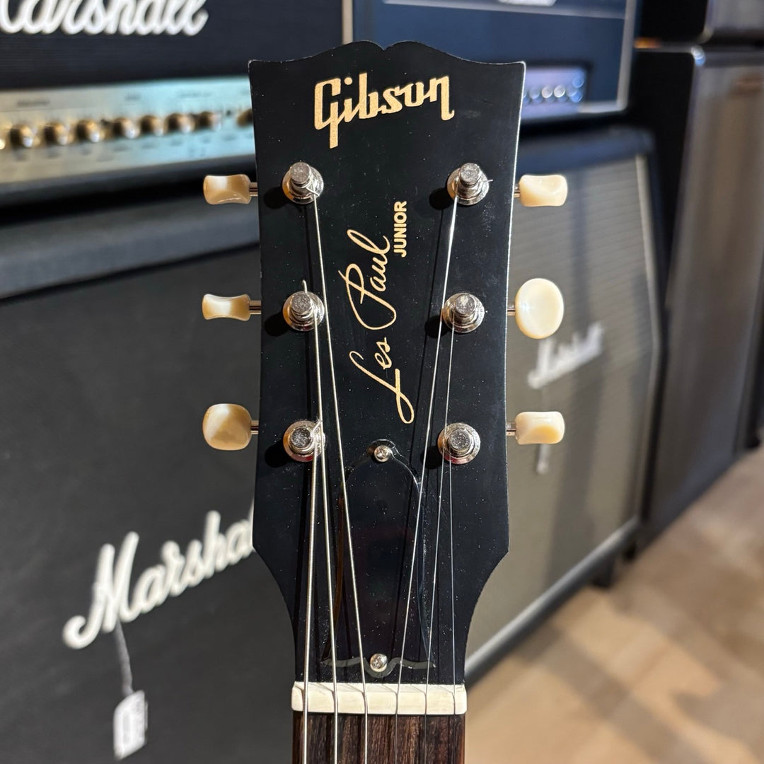 Gibson - Les Paul JR- DC- Tribute ( Worn Blue Satin ) w/ Gibson Premium Gig bag (2013) - Used