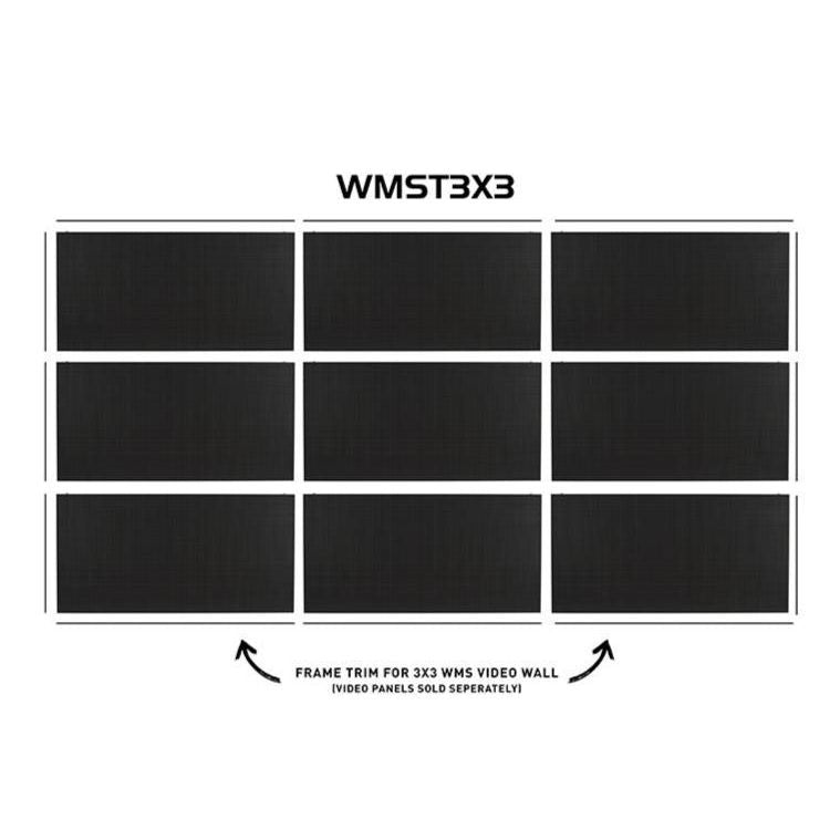 ADJ WMST3X3 Frame Trim for 3×3 WMS Panel Series
