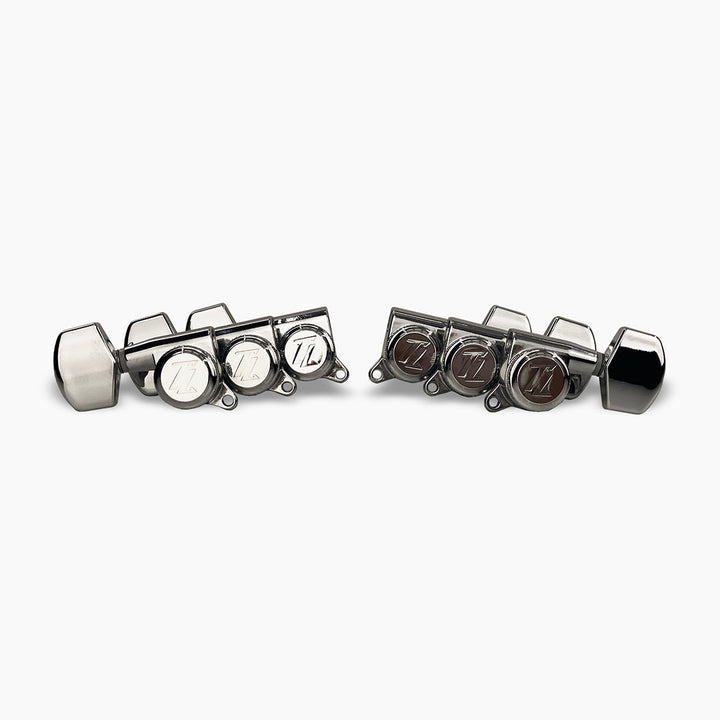 Allparts TK-7117-010 True Lok Mid Size Locking Tuners, 3x3, Chrome