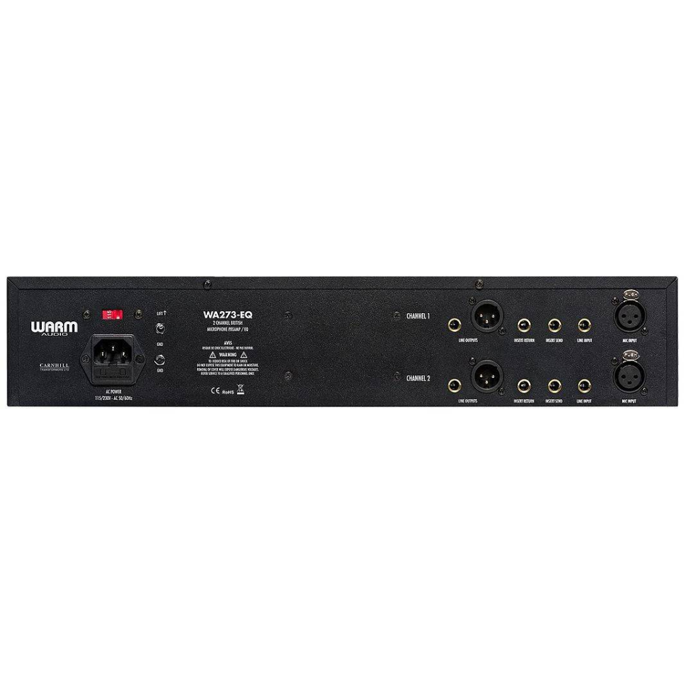 Warm Audio WA273-EQ Two Channel 1073-Style Solid State Mic Preamp w/EQ