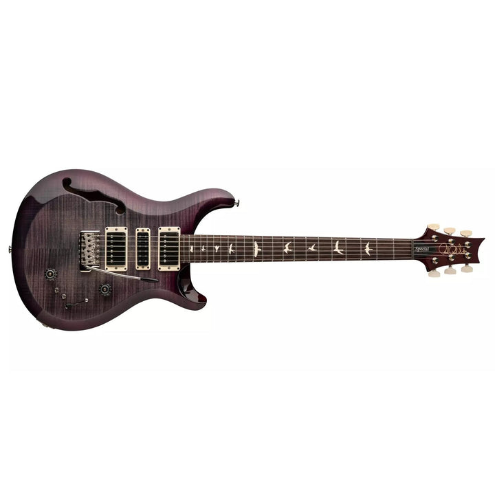 PRS S2 Special Semi-Hollow Electric Guitar (Faded Grey Black Purple Burst)