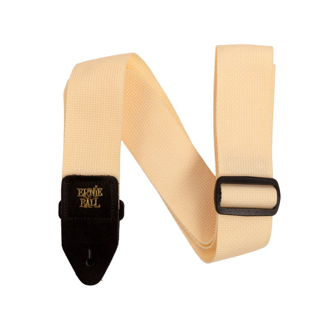 Ernie Ball Polypro Guitar Strap - Cream & Black