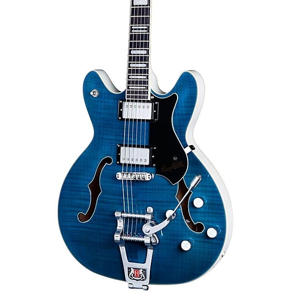 Hagstrom Trevidlx-cls Viking Dlx Electric Guitar - Cloudy Seas