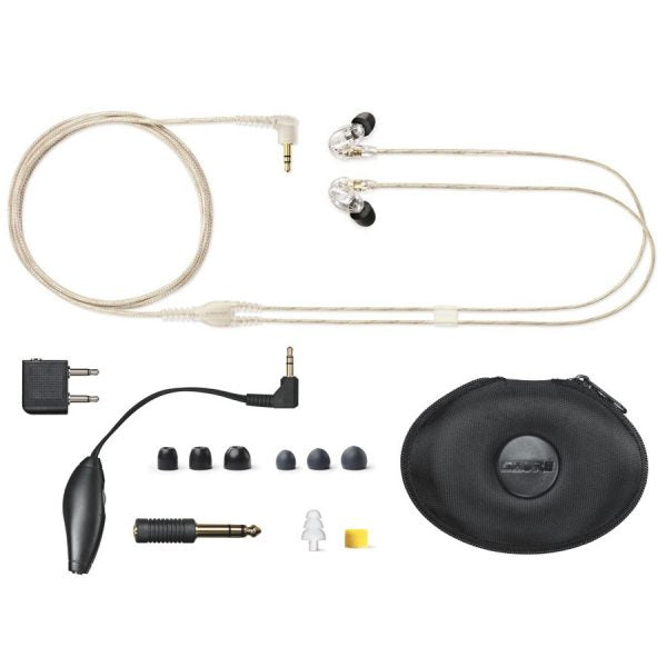 Shure SE535 Sound Isolating In-Ear Stereo Headphones Clear