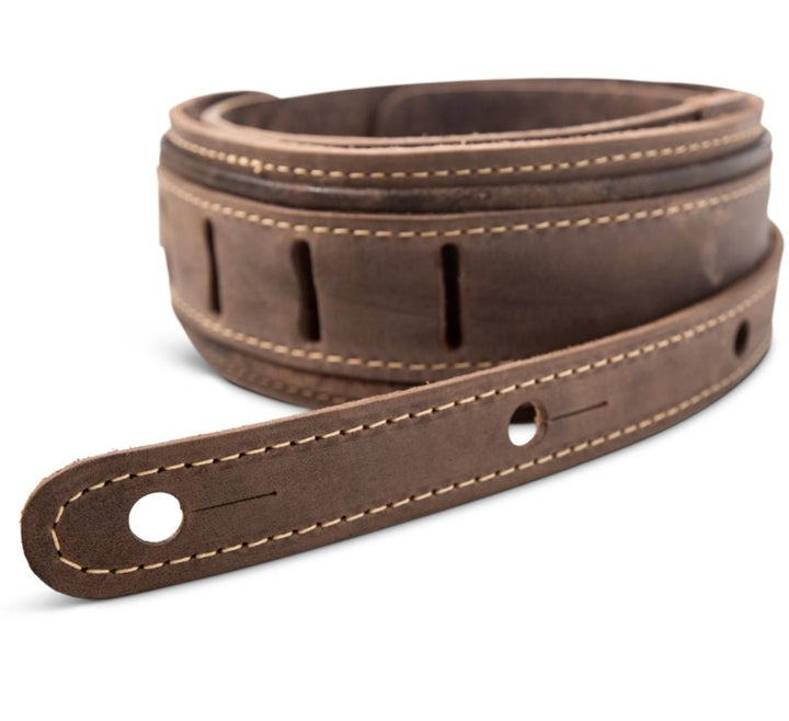 Taylor Element Strap,Drk Brn Distress Lthr,2.5"