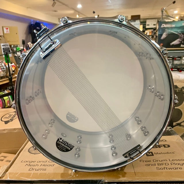 Sonor KS-1408-SDA- Sonor Kompressor Snare Drum 8x14" Aluminium, Polished