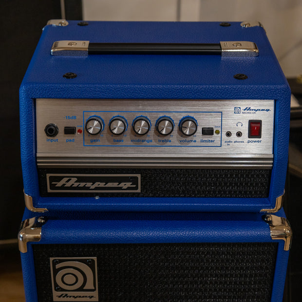 Ampeg Micro-VR Stack - Limited Edition Blue – Music City Canada