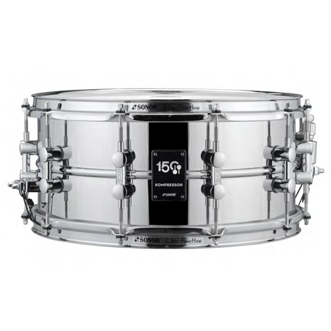 Sonor Kompressor S.D. 14" x 6.5" 150th Anniversary Steel Shell Snare Drums - Limited Edition