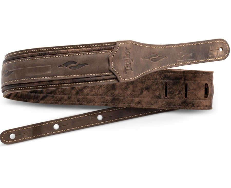 Taylor Element Strap,Drk Brn Distress Lthr,2.5"