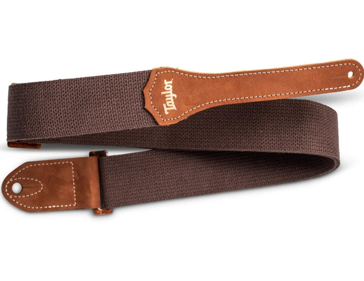Taylor GS MinI Strap,Chocolate Brown Cotton,2"