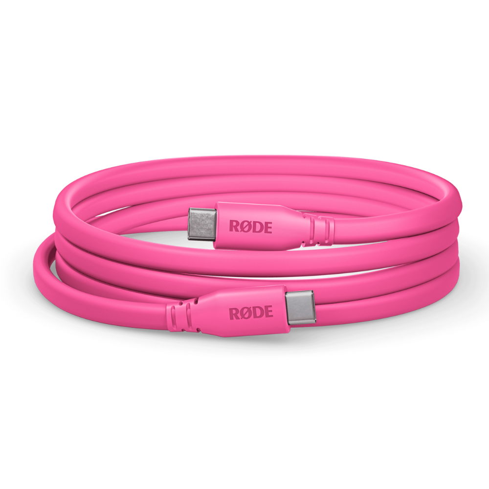 Rode Microphones SC17-P High-quality, 1.5m-long USB-C to USB-C cable - Pink