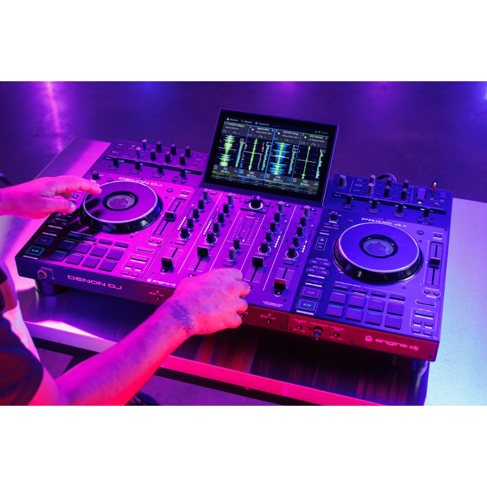 Denon DJ Prime4+ 4-Deck Standalone DJ Controller