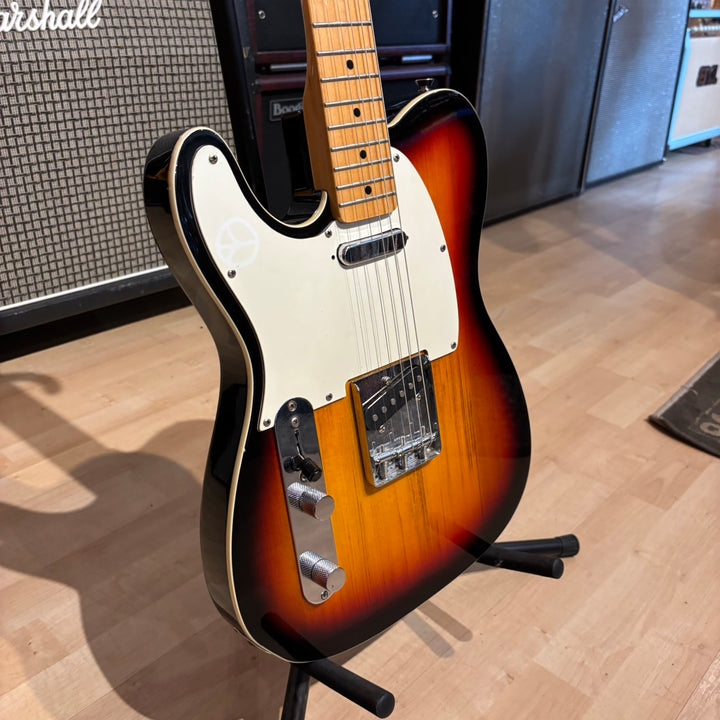 Dillon - LEFTY Tele Custom Copy-  Sunburst/ Maple ( No Case Or Bag) - USED