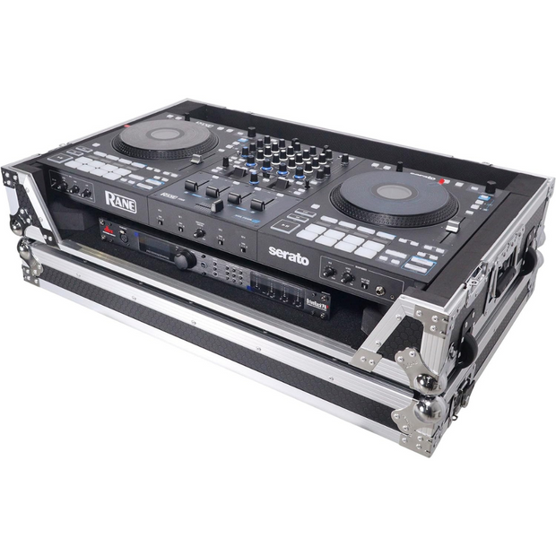 ProX XS-RANEFOUR W ATA Flight Style Road Case For RANE Four DJ Controller w/ 1U Rack Space & Wheels