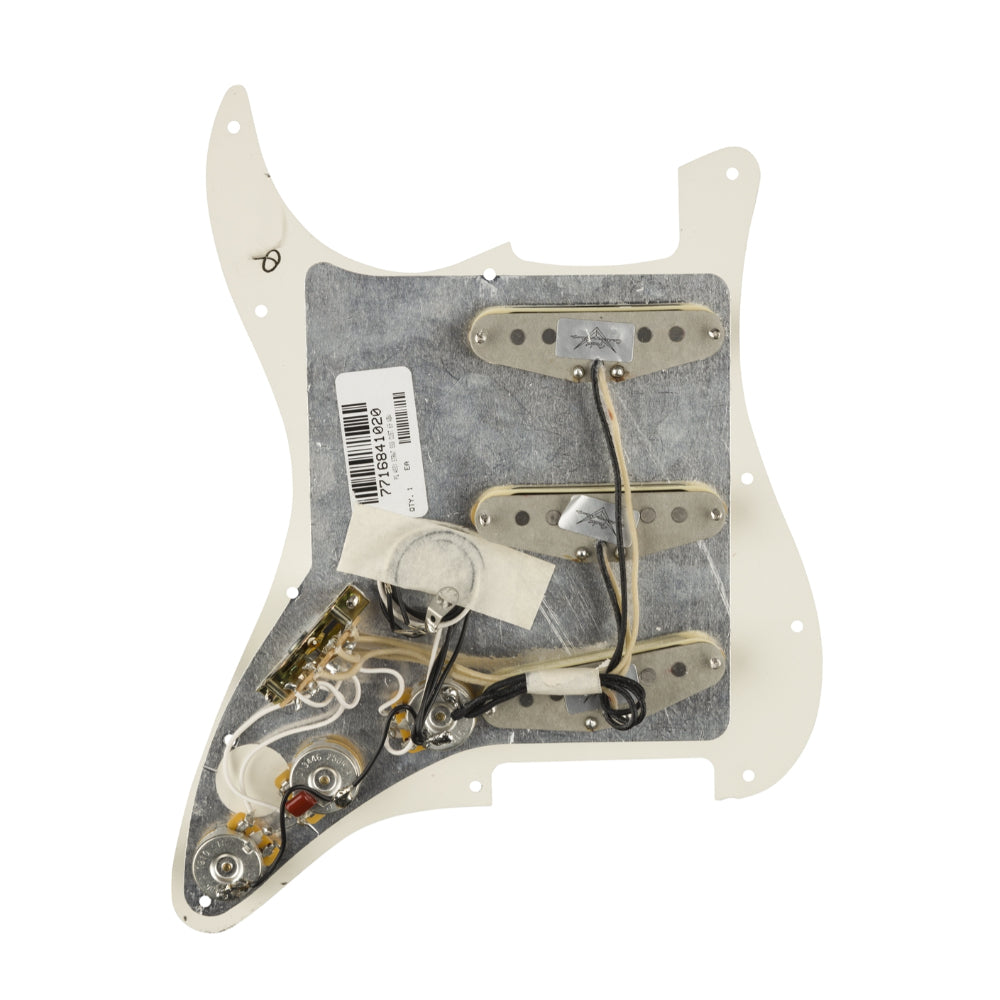 Fender Pre-Wired Strat Pickguard, Custom '69 SSS - Parchment