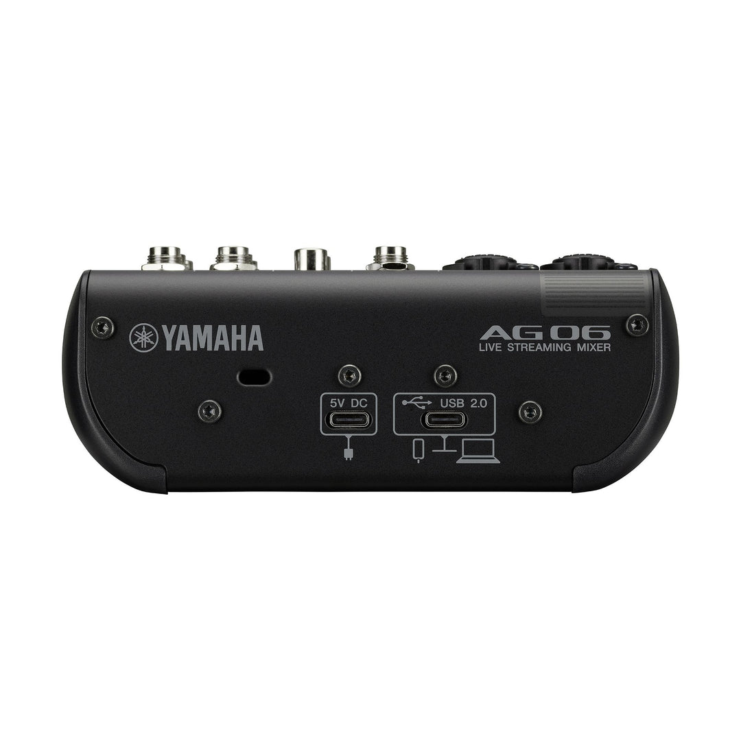 Yamaha AG06MK2 B 6-Channel Mixer USB Interface - Black