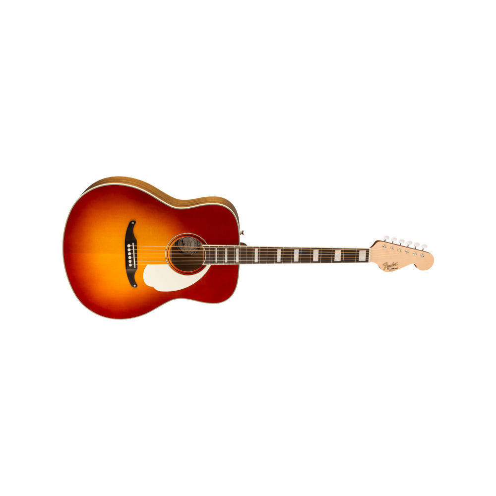 Fender California Series Palomino Vintage Ovangkol Fingerboard Aged White Pickguard - Sienna Sunburst