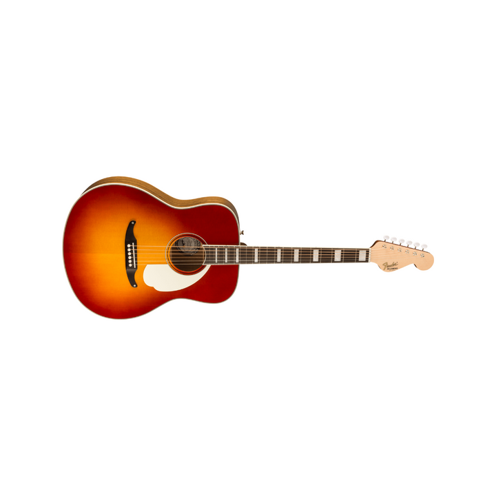 Fender California Series Palomino Vintage Ovangkol Fingerboard Aged White Pickguard - Sienna Sunburst
