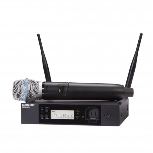 Shure GLXD24R+ Wireless Rack System with BETA®87A Vocal Microphone