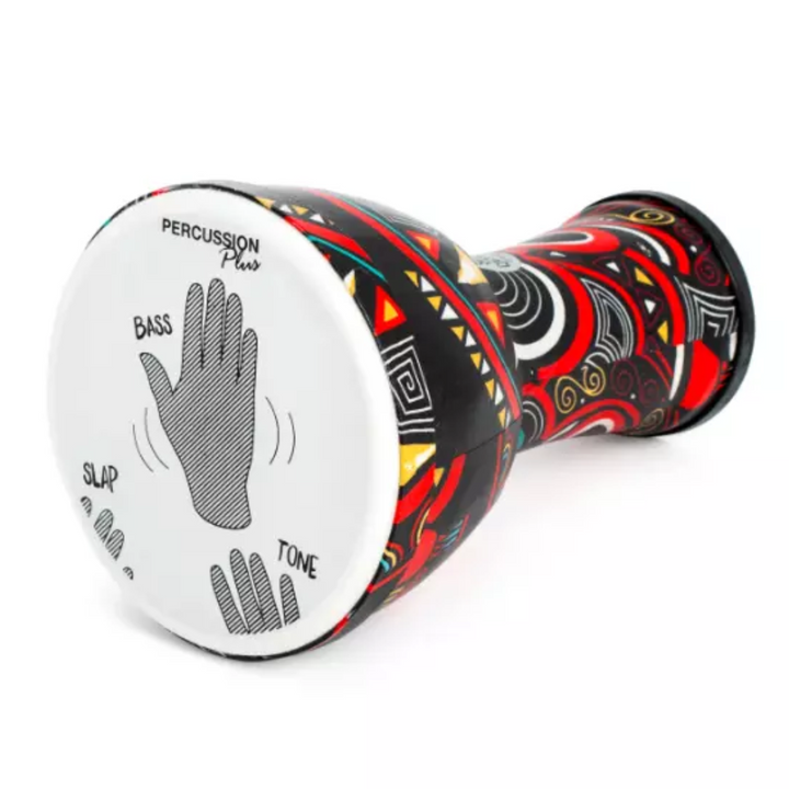 Percussion Plus 12'' Pretuned Slap Djembe PP6733- Carnival