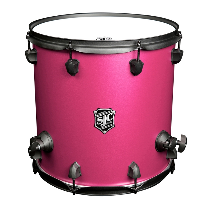 SJC Drums PFK322FBMMWBJ Pathfinder 3pc Kit (8x12,14x16,18x22) - Mad Magenta, Black HW