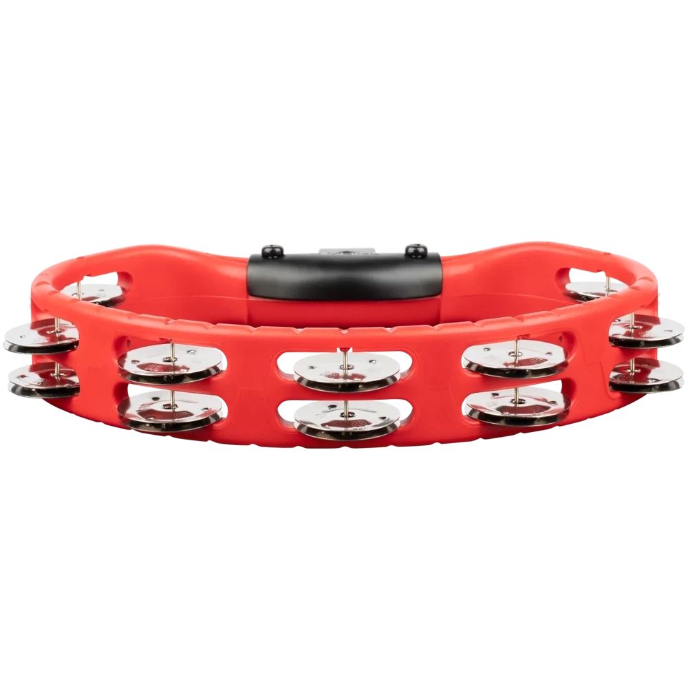 Meinl Headliner Series Mountable Tambourine with Stainless Steel Jingles - Red
