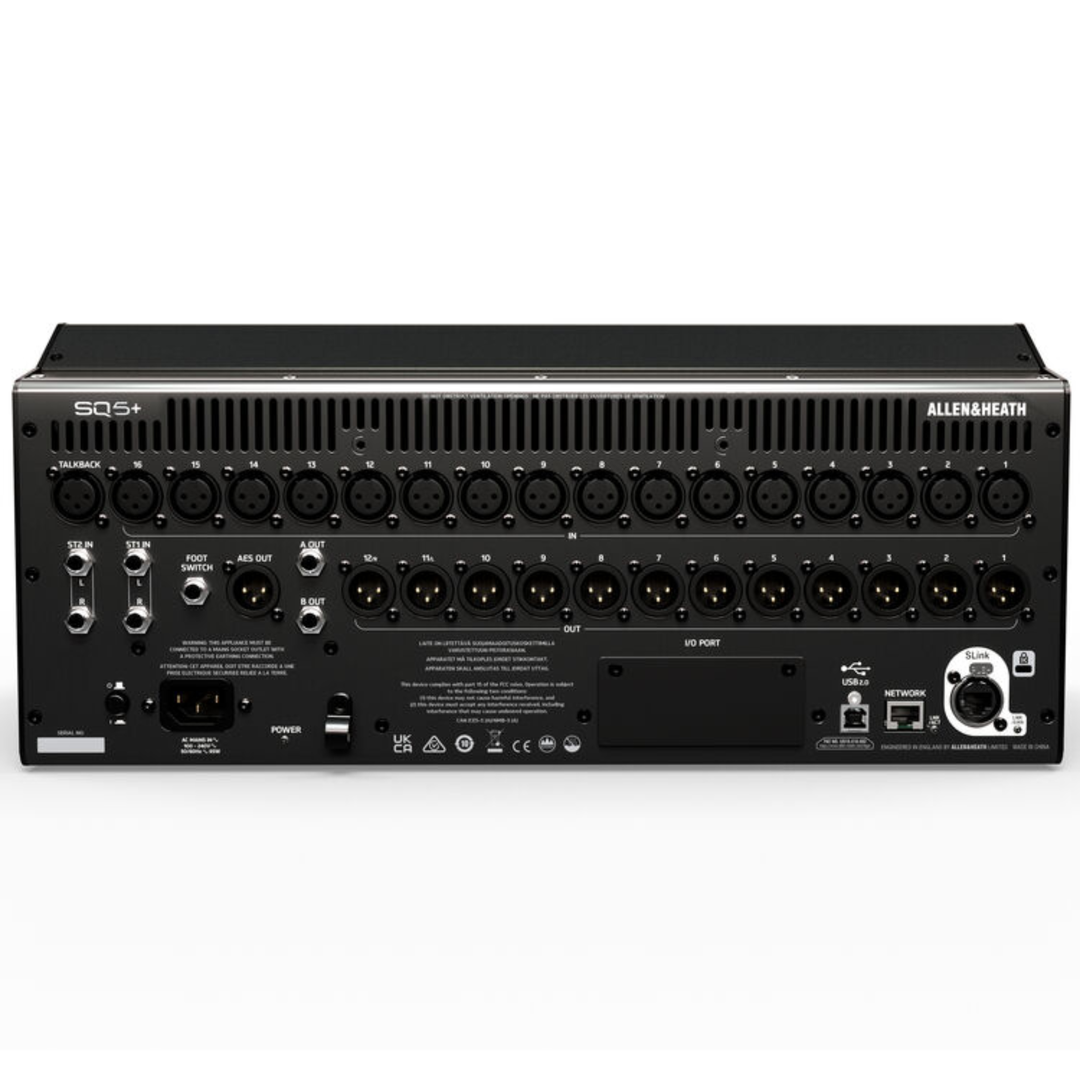 Allen & Heath  SQ-5+  48 Channel / 44 Bus / 17 Fader Digital Mixer with RackUltra FX