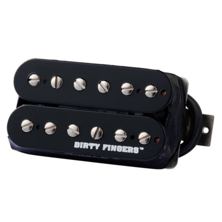 Gibson PUDFTDBQ4 Dirty Fingers Quick Connect (Treble, Double Black, Quick Connect 4-conductor, Potted, 15k, Ceramic)