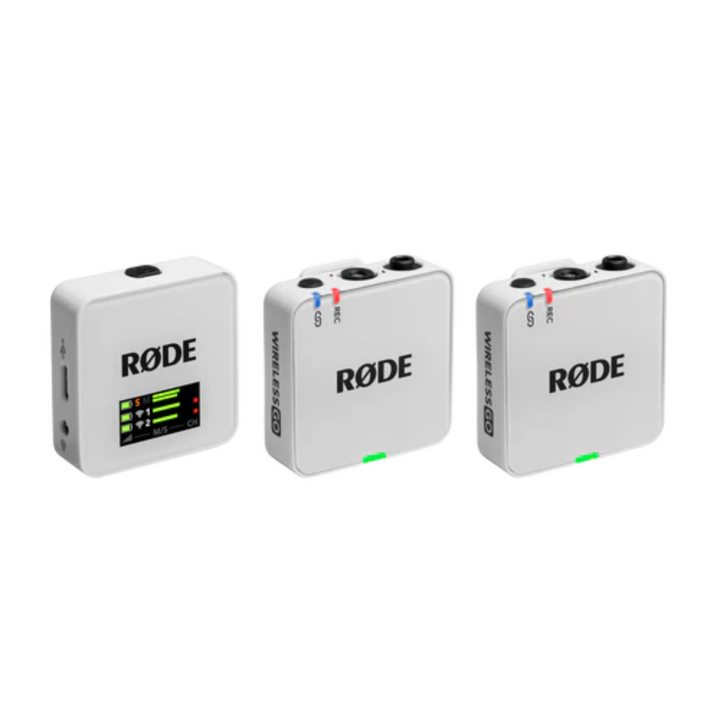Rode WIRELESS ME DUAL Compact Digital Wireless Microphone System (2.4 GHz, White)