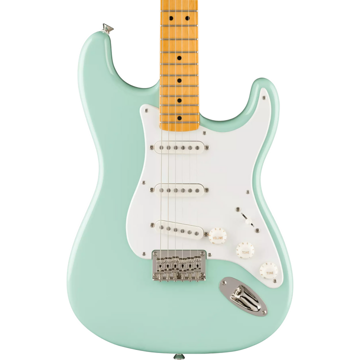 Squier Classic Vibe '50s Stratocaster HT, Maple Fingerboard,  Parchment Pickguard (Surf Green) 0374008557