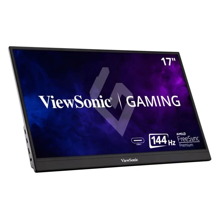 Viewsonic VX1755 17" Portable IPS Gaming Monitor  Full HD, 144Hz, AMD FreeSync Premium, USB-C, HDMI