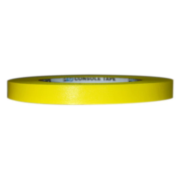 Pro Tape Pro Console 1/2” x 60 yd Flatback Tape - Yellow