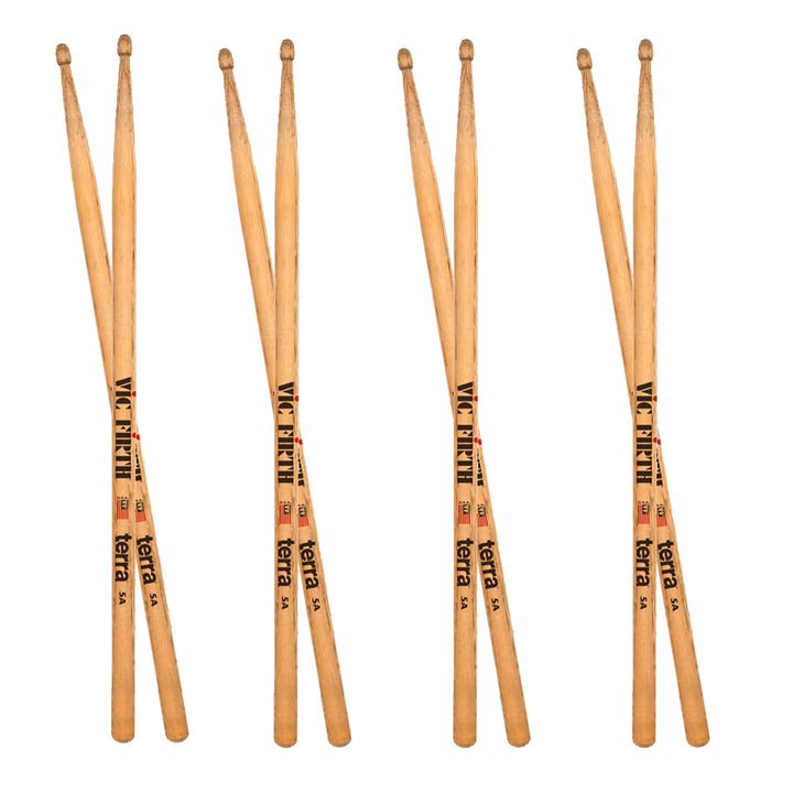 Vic Firth American Classic® P5AT4PK Terra Series Drumsticks [Wood Tip] - VALUE PACK x4