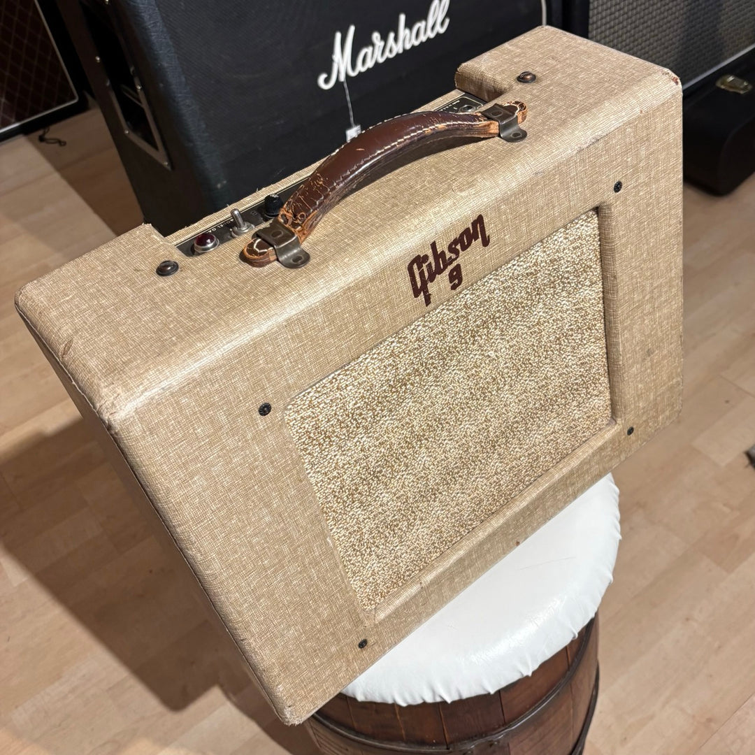 Vintage 1955 Gibson GA-9 Blonde Tube Combo w/ Original Jensen 10" Speaker - USED