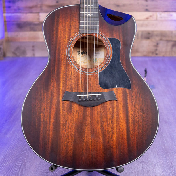 Taylor Guitars 326ce, West African Crelicam Ebony Fretboard, Expression System ® 2 Electronics, Soundport Cutaway with Taylor Deluxe Hardshell Brown Case