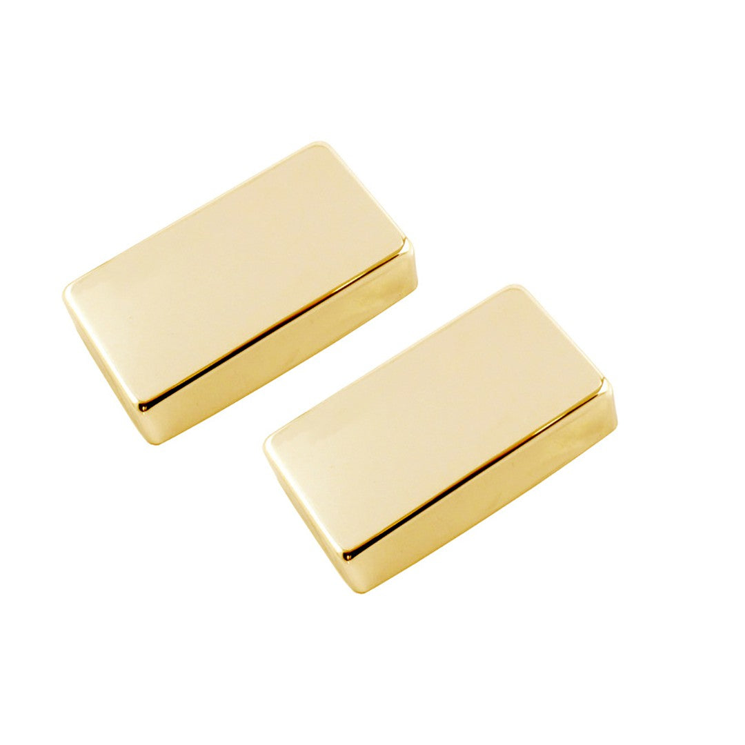 Allparts PC-0307 Humbucking Pickup Cover Set with No Holes Gold