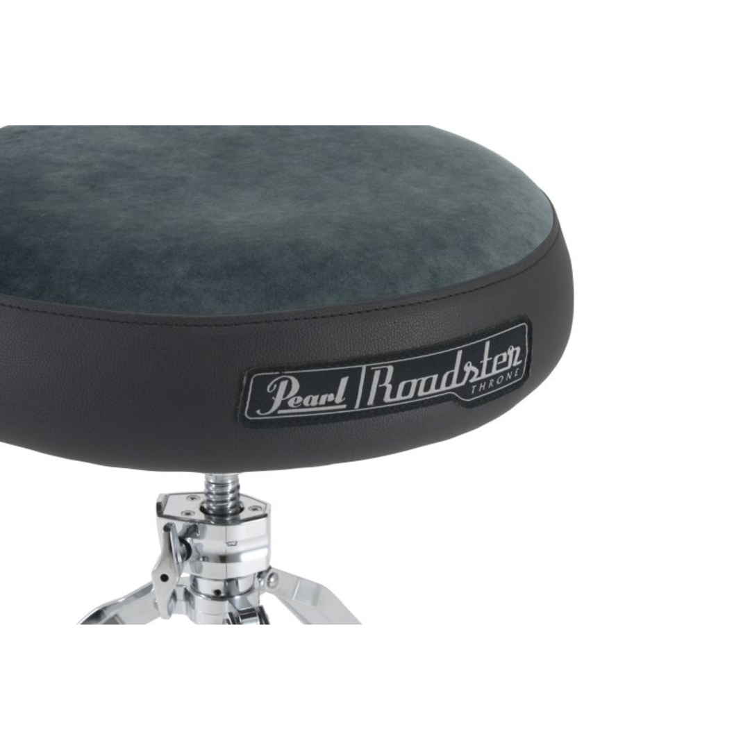 Pearl D-1500BKST Manual Spindle Throne with Round Multi-Core Seat (Black)
