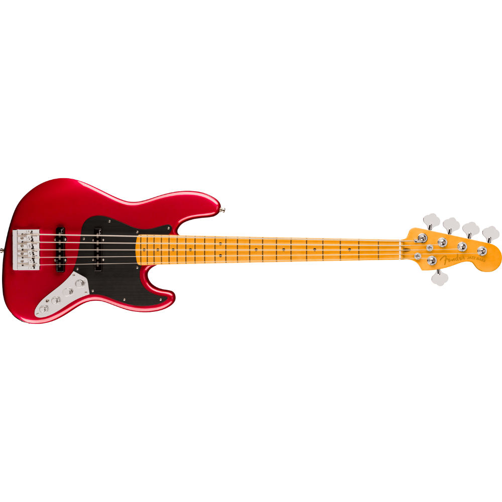 Fender American Ultra II Jazz Bass V (Sinister Red) Electric Bass Guitar