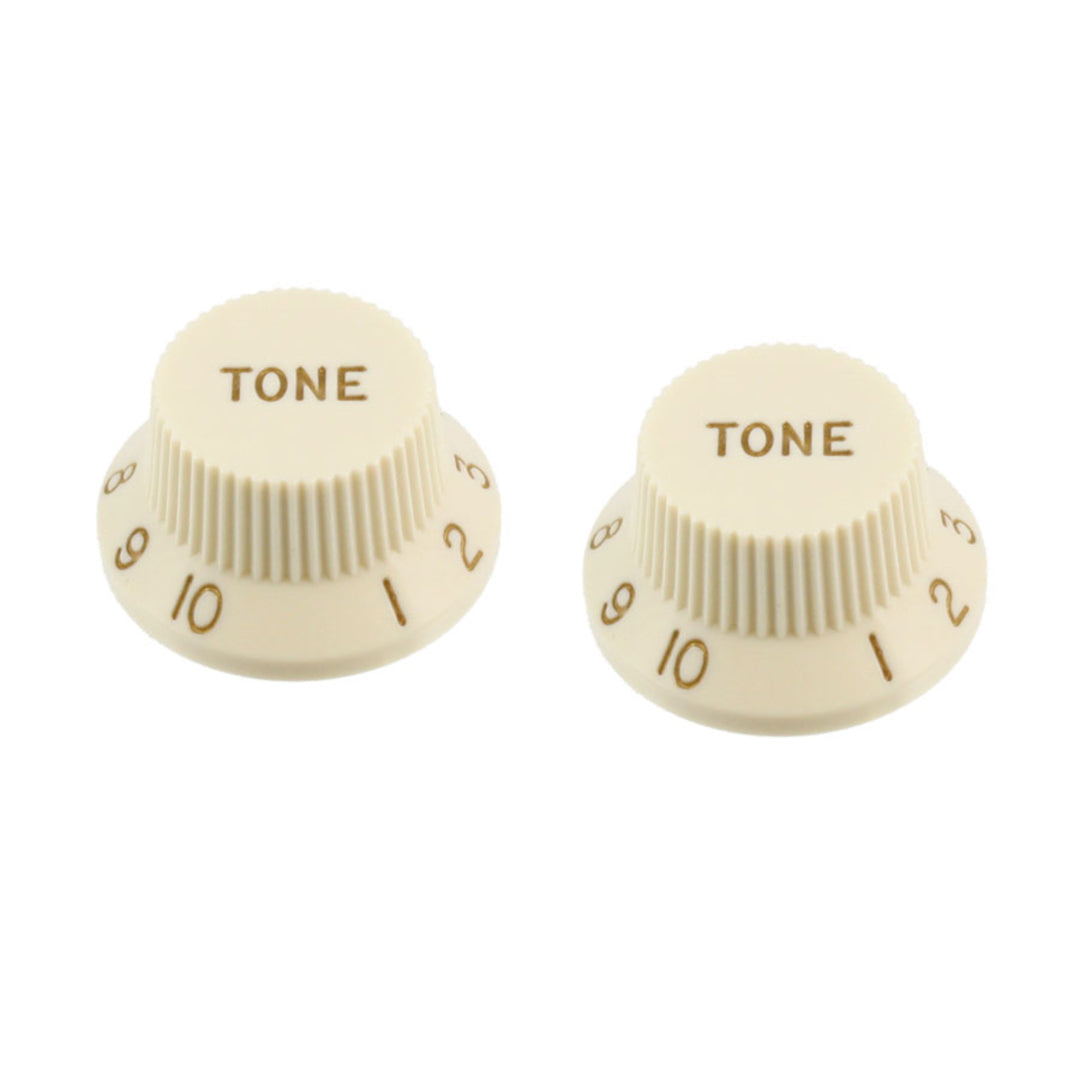 Allparts PK-0153-B50 Parchment Tone Knobs - 50 Piece Bulk Pack